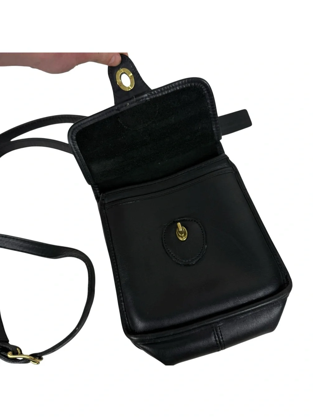 Coach Vintage 9930 Murphy Leather Black Crossbody
